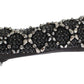 Dolce & Gabbana Elegant Black Crystal Beaded Leather Gloves