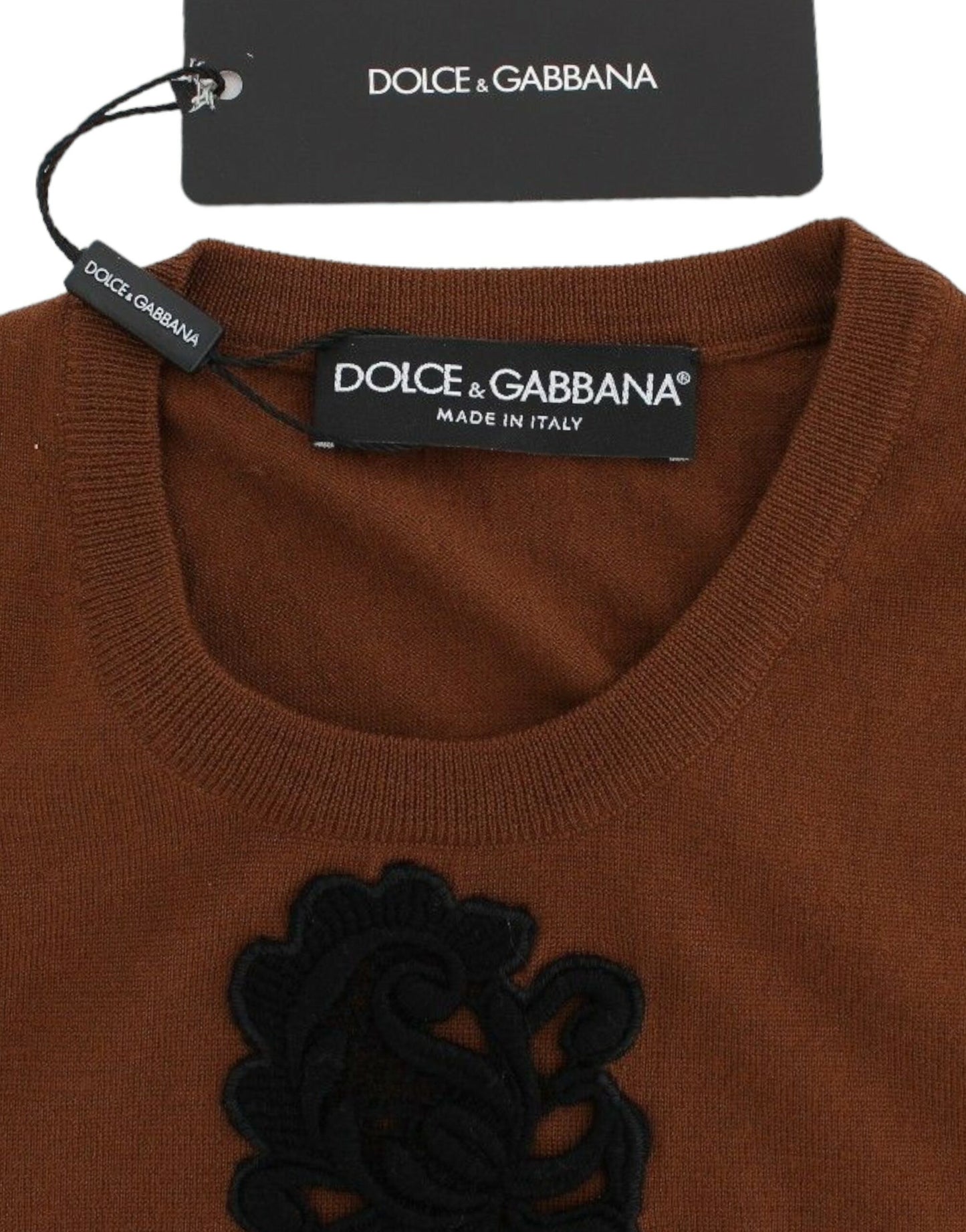 Dolce & Gabbana Timeless Wool and Lace Sleeveless Vest