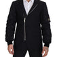 Dolce & Gabbana Elegant Black Virgin Wool Jacket