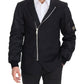 Dolce & Gabbana Elegant Black Virgin Wool Jacket