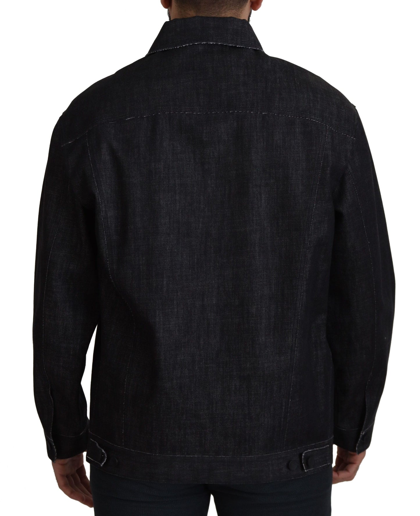 Dolce & Gabbana Elegant Black Denim Jacket