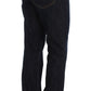 Cavalli Chic Blue Straight Fit Designer Jeans