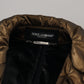 Dolce & Gabbana Elegant Bronze Double-Breasted Jacket