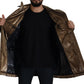 Dolce & Gabbana Elegant Bronze Double-Breasted Jacket