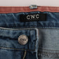 Costume National Chic Slim Fit Blue Jeans for the Modern Woman