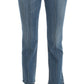 Costume National Chic Slim Fit Blue Jeans for the Modern Woman