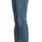 Costume National Chic Slim Fit Blue Jeans for the Modern Woman