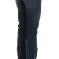 Costume National Chic Blue Regular Fit Designer Jeans