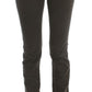 Costume National Chic Slim Fit Green Cotton Jeans