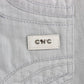 Costume National Chic Gray Slim Fit Designer Jeans