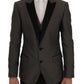 Dolce & Gabbana Multicolor Patterned Slim Fit Blazer