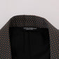 Dolce & Gabbana Multicolor Patterned Slim Fit Blazer