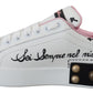 Dolce & Gabbana Queen Crown Chic Leather Sneakers