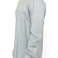 Ermanno Scervino Elegance Unleashed Gray Casual Button-Front Shirt