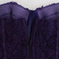 Ermanno Scervino Purple Lace Silk Blend Bustier Corset