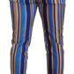 Dolce & Gabbana Sleek Striped Slim Fit Chinos