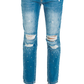 Imperfect Chic Distressed Straight Leg Jeans