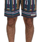 Dolce & Gabbana Chic Multicolor Chino Shorts - Regular Fit