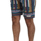 Dolce & Gabbana Chic Multicolor Chino Shorts - Regular Fit