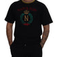 Dolce & Gabbana Iconic Black Cotton Crew Neck Tee