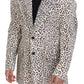 Dolce & Gabbana Elegant White Slim-Fit Blazer