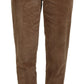 Dolce & Gabbana Elegant Brown Corduroy Pants for Sophisticated Style