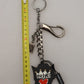 Dolce & Gabbana Elegant Silver and Black Designer Keychain