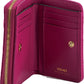 Versace Elegant Purple Quilted Leather Wallet