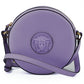 Versace Elegant Purple Round Shoulder Bag