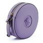 Versace Elegant Purple Round Shoulder Bag