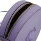 Versace Elegant Purple Round Shoulder Bag