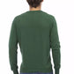 Baldinini Trend Green Cotton Men Sweater