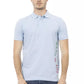 Baldinini Trend Light Blue Cotton Men Polo