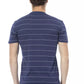 Baldinini Trend Blue Cotton Men T-Shirt