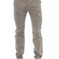 Baldinini Trend Beige Cotton Men Cargo Trouser