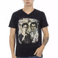 Trussardi Action Black Cotton Men T-Shirt