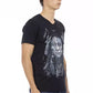 Trussardi Action Black Cotton Men T-Shirt