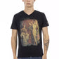 Trussardi Action Black Cotton Men T-Shirt