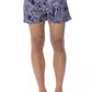 Roberto Cavalli Sport Blue Polyester Men's Swim Trunk