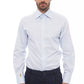 Billionaire Italian Couture Light Blue Cotton Men Shirt