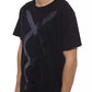 Nicolo Tonetto Black Cotton Men T-Shirt