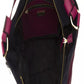 Pompei Donatella Burgundy Leather Women Shoulder Bag