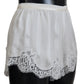 Dolce & Gabbana Elegant White Lace Lingerie Shorts