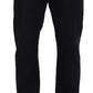 John Galliano Elegant Black Mainline Cotton Jeans