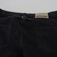 John Galliano Elegant Black Mainline Cotton Jeans