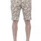 PT Torino Beige Cotton Mens Bermuda Short