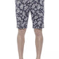 PT Torino Blue Cotton Men's Bermuda Short