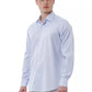 Bagutta Light Blue Cotton Men Shirt