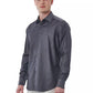 Bagutta Gray Cotton Men Shirt