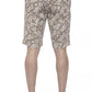 PT Torino Beige Cotton Mens Bermuda Short